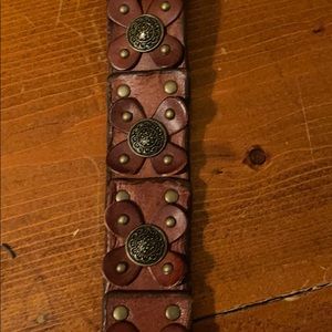 Bed Stu Eastwood Floral Medallion Belt NWT